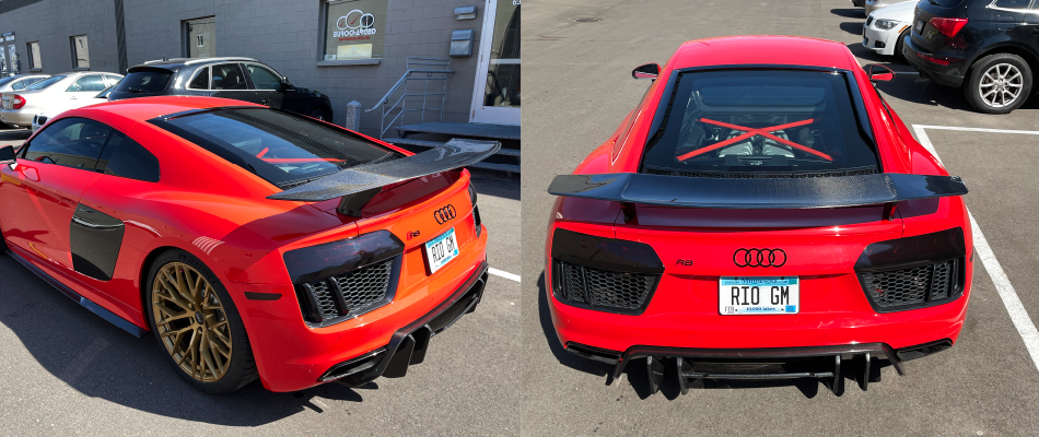 red Audi R8