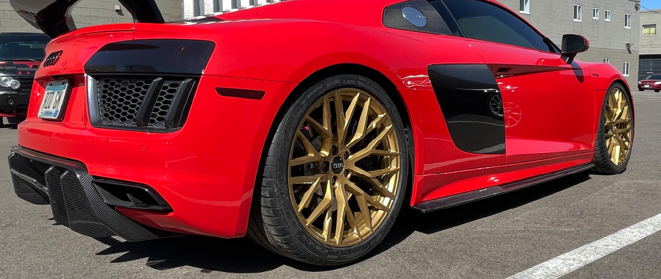 An Audi R8 Tune can increase the car's horsepower