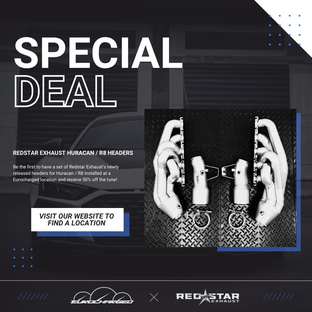 Eurocharged x RedStar Exhaust Special Deal